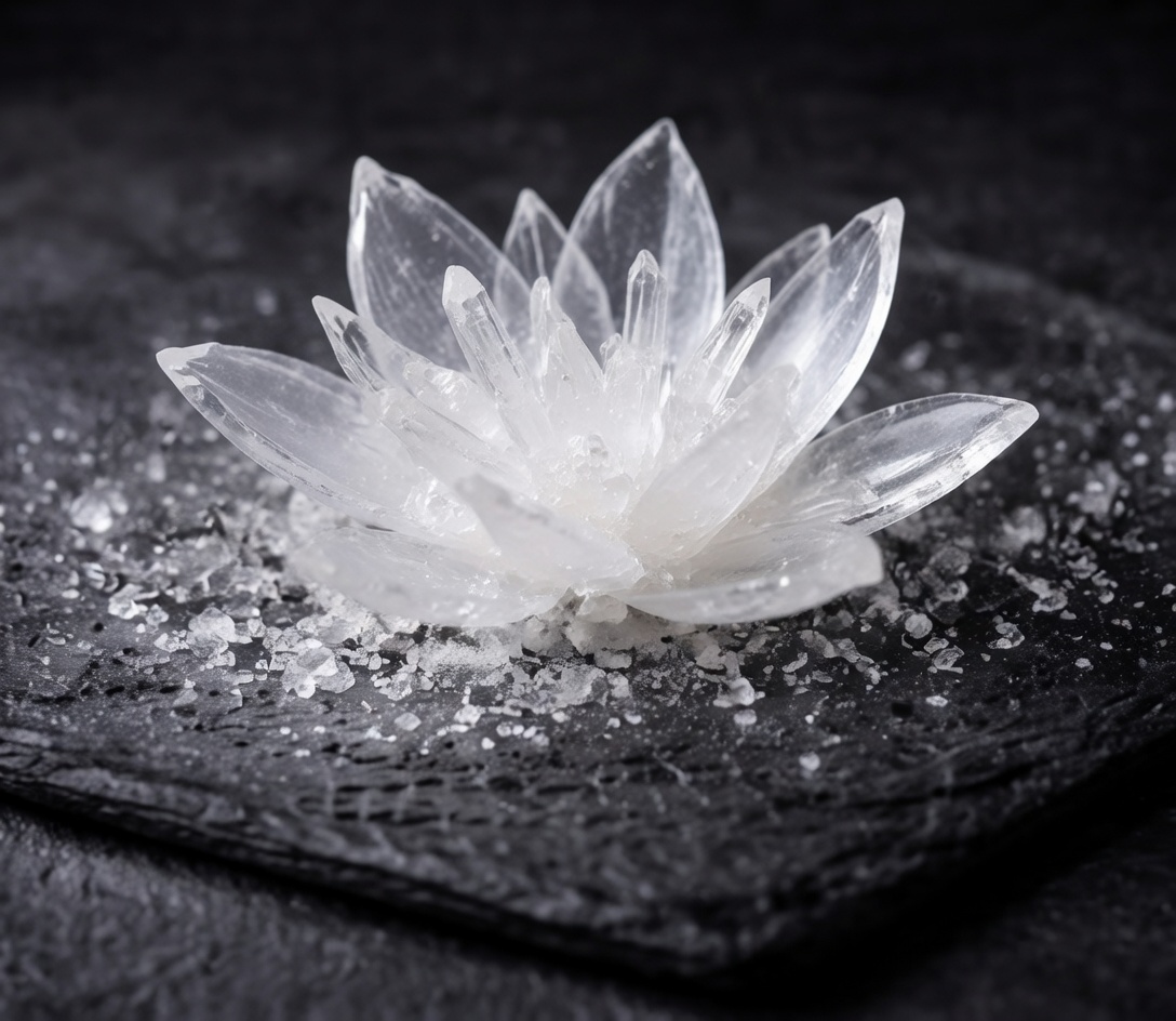 Cristal du Gel Glacé de l’Azur