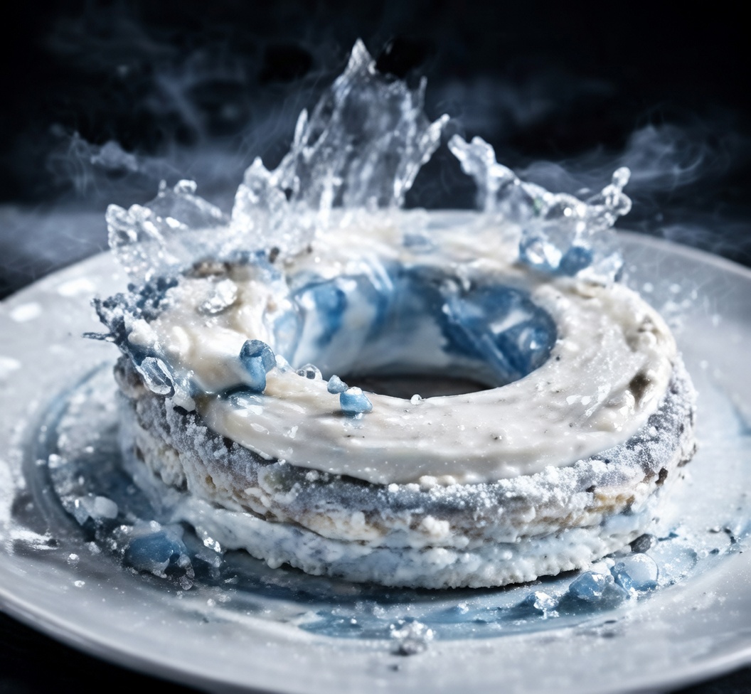 Halo of the Ice of the Upper Layers of the Clear Void