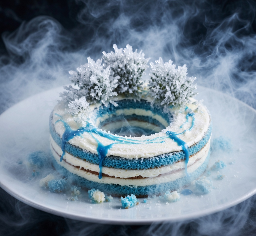 Halo of the Cold of the Upper Layers of the Sky Blue